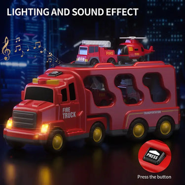 TurboTruck | Abenteuerlicher Transport - Multifunktionales Spielset mit Lkw und Flugzeug
